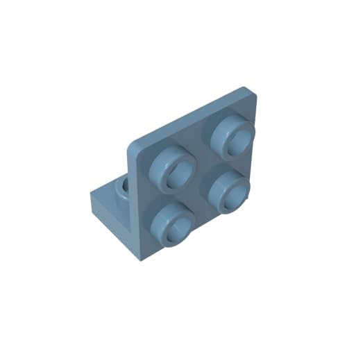 TYCOLE Gobricks GDS-642 1x2-2x2 Reverse Bracket Panel Compatible with 99207 All Major Brick Brands Toys Building Blocks Technical Parts Assembles DIY (135 Sand Blue(054),20 PCS) von TYCOLE