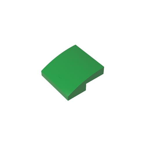 TYCOLE Gobricks GDS-659 Slope, Curved 2 x 2 Compatible with 15068 All Major Brick Brands Toys Building Blocks Technical Parts Assembles DIY (28 Green(040),30 PCS) von TYCOLE