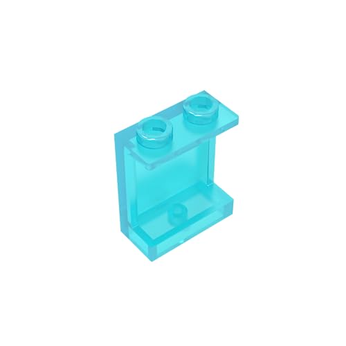 TYCOLE Gobricks GDS-785 WALLELEMENT 1X2X2-1x2x2 Wall Panels Compatible with 87552 4864 94638 All Major Brick Brands,Building Blocks,Technical Parts,Assembles (42 Trans-Light Blue(152),20 PCS) von TYCOLE