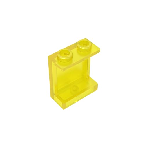 TYCOLE Gobricks GDS-785 WALLELEMENT 1X2X2-1x2x2 Wall Panels Compatible with 87552 4864 94638 All Major Brick Brands,Building Blocks,Technical Parts,Assembles (44 Trans-Yellow(130),20 PCS) von TYCOLE