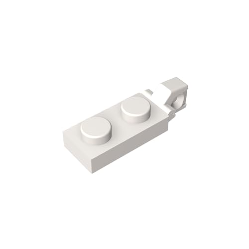 TYCOLE Gobricks GDS-820 Plate 1X2 W/STUB Vertical/END Compatible with 44301 Children's Toys Assembles Building Blocks Technical (1 White(090),20 PCS) von TYCOLE