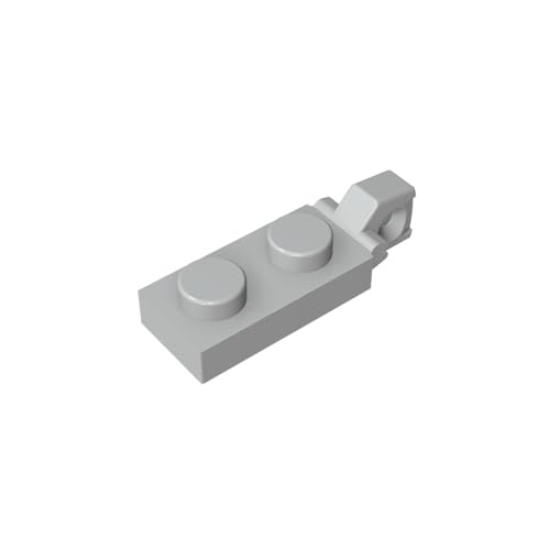 TYCOLE Gobricks GDS-820 Plate 1X2 W/STUB Vertical/END Compatible with 44301 Children's Toys Assembles Building Blocks Technical (194 Light Bluish Gray(071),20 PCS) von TYCOLE