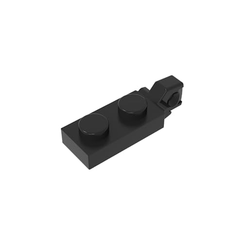 TYCOLE Gobricks GDS-820 Plate 1X2 W/STUB Vertical/END Compatible with 44301 Children's Toys Assembles Building Blocks Technical (26 Black(080),20 PCS) von TYCOLE