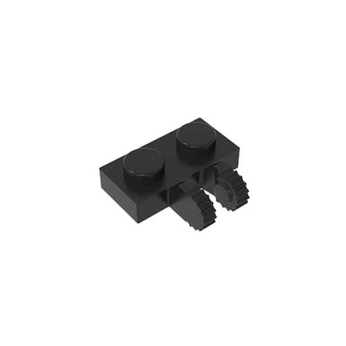 TYCOLE Gobricks GDS-823 Plate 1X2 W/Fork Vertical Compatible with 60471 Children's Toys Assembles Building Blocks Technical (26 Black(080),20 PCS) von TYCOLE