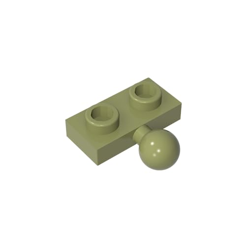 TYCOLE Gobricks GDS-849 Plate, Modified 1 x 2 with Tow Ball on Side Compatible with 14417 Children's Toys Assembles Building Block (330 Olive Green(049),800 PCS) von TYCOLE