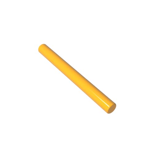TYCOLE Gobricks GDS-883 Bar 4L (Lightsaber Blade/Wand) Compatible with 30374 21462 All Major Brick Brands,Building Blocks,Parts and Pieces (191 Bright Light Orange(036),70 PCS) von TYCOLE