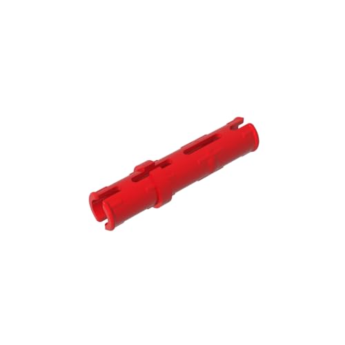 TYCOLE Gobricks GDS-888 Pin 3L with Friction Ridges Lengthwise Compatible with 6558 All Major Brick Brands,Building Blocks,Parts and Pieces (21 Red(010),50 PCS) von TYCOLE