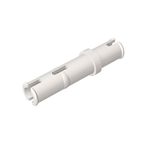 TYCOLE Gobricks GDS-891 Pin 3L Without Friction Ridges Lengthwise Compatible with 32556 All Major Brick Brands,Building Blocks,Parts and Pieces (1 White(090),50 PCS) von TYCOLE