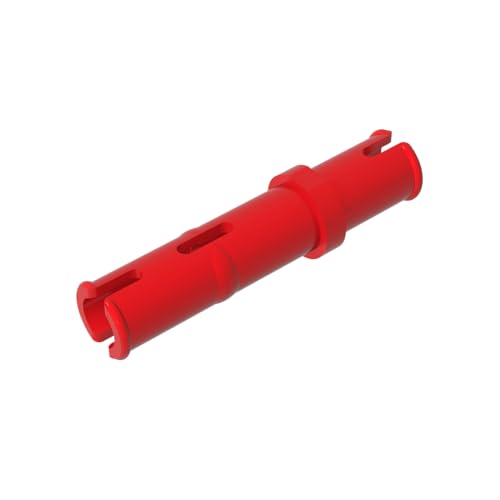 TYCOLE Gobricks GDS-891 Pin 3L Without Friction Ridges Lengthwise Compatible with 32556 All Major Brick Brands,Building Blocks,Parts and Pieces (21 Red(010),50 PCS) von TYCOLE