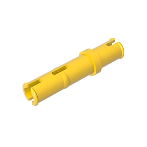 TYCOLE Gobricks GDS-891 Pin 3L Without Friction Ridges Lengthwise Compatible with 32556 All Major Brick Brands,Building Blocks,Parts and Pieces (24 Yellow(030),50 PCS) von TYCOLE