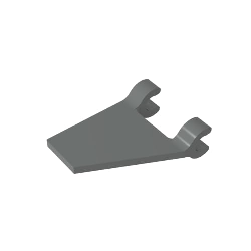 TYCOLE Gobricks GDS-895 Flag 2 x 2 Trapezoid Compatible with 44676 All Major Brick Brands,Building Blocks,Parts and Pieces (199 Dark Bluish Gray(072),30 PCS) von TYCOLE
