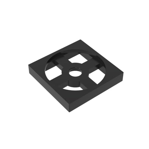 TYCOLE Gobricks GDS-949 Turntable 2 x 2 Plate, Base Compatible with 3680 All Major Brick Brands,Building Blocks,Parts and Pieces (26 Black(080),1000PCS) von TYCOLE