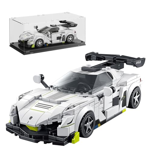 TYCOLE TGL Sports Car Building Block Set with Display Case,Race Car Building Kits Construction Toy,Collectible Car Model,Birthday Gift for Adults and Kids Boys Age 8-12(320+pcs) von TYCOLE