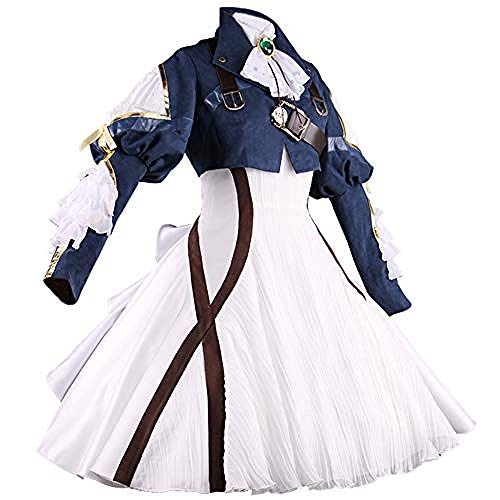 Damen Lila Evergarden Kostüm Lang Lolita Kleid Cosplay Uniformen - XL von TYNS