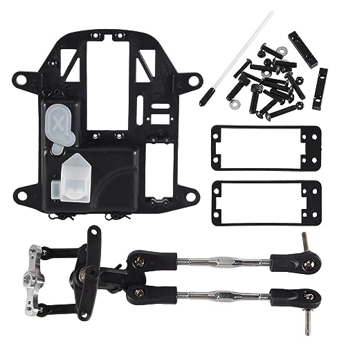 TYREE Aluminium Symmetrical Trun Symmetric Lenkungskit Passend für 1/5 Rovan Km Baja 5B 5T 5Sc Motor von TYREE