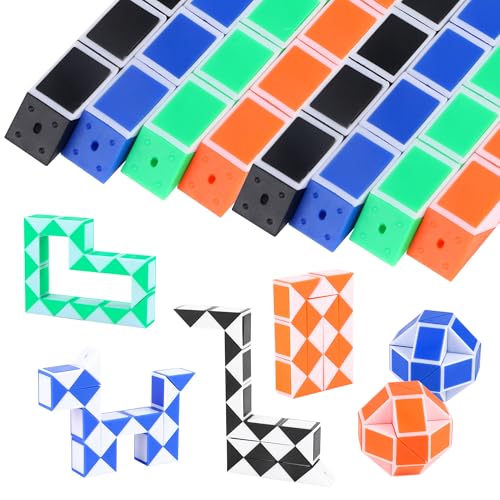 Magische Schlange, 3D Puzzle Magische Schlange Spielzeug,Mini Magic Snakes für Mitgebsel Kindergeburtstag Knobelspiele für Kinder, Die perfekten Mitgebsel, 10 Stück 24 Blöcken Magische Schlange, 3D Puzzle Magische Schlange Spielzeug,Mini Magic Snakes für Mitgebsel Kindergeburtstag Knobelspiele für Kinder, Die perfekten Mitgebsel, 10 Stück 24 Blöcken von TYSM-CC