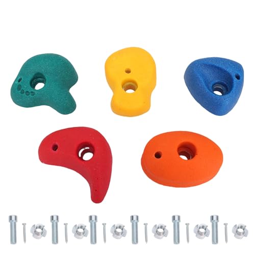 TYTOGE 5 -pcs -Klettern Galtet für Kinder, Mehrfarbige Kleine Harz -Kletterklettern Haltes Kit für den Innenraum Im Freien Im Freien TYTOGE 5 -pcs -Klettern Galtet für Kinder, Mehrfarbige Kleine Harz -Kletterklettern Haltes Kit für den Innenraum Im Freien Im Freien von TYTOGE