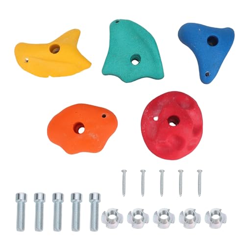 TYTOGE Kinderklettern Halten Set, Harzfaser Helle Farben Verschiedene Formen Klettern auf Felswandgriffe für den Outdoor TYTOGE Kinderklettern Halten Set, Harzfaser Helle Farben Verschiedene Formen Klettern auf Felswandgriffe für den Outdoor von TYTOGE