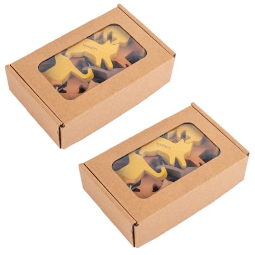 TYTUOO Buntes Katzen-Stapelspielzeug aus Holz, stapelbares Balancier-Spielset, 1, niedliches Stapel-Katzen- aus Holz für Kinder, Bauspiel, perfekt für und Mädchen im von 1, 2, 3, 4, 5 (B, One Size) von TYTUOO
