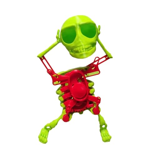 TYTUOO Tanzendes und schwingendes 3D-Spielzeug, aufziehbares, tanzendes Spielzeug, 3D-Spielzeug für, Cooles Spielzeug, tanzendes Stunt-Spielzeug, Geschenk zum Geburtstag (Green, One Size) von TYTUOO
