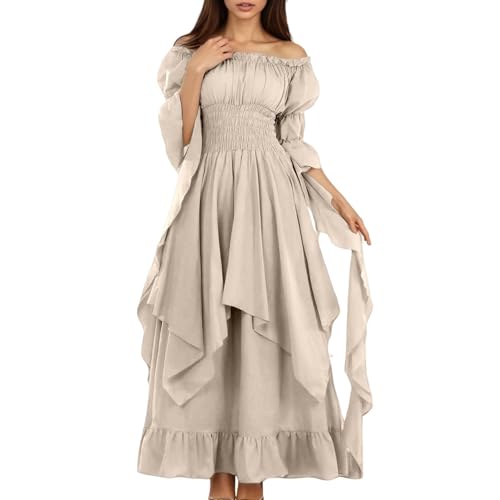 TYUIOP abendkleider mittelalter kleidung damen renaissance kleid und off shoulder bluse gürtel viktorianisches kostüm für karneval halloween wikinger baumwolle leinen gothic übergröße TYUIOP abendkleider mittelalter kleidung damen renaissance kleid und off shoulder bluse gürtel viktorianisches kostüm für karneval halloween wikinger baumwolle leinen gothic übergröße von TYUIOP