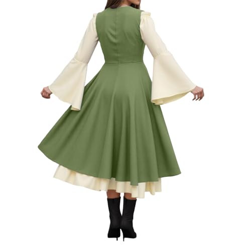TYUIOP damenkleidung mittelalter kleidung damen renaissance kleid und off shoulder bluse gürtel viktorianisches kostüm für karneval halloween wikinger röcke leinen gothic herren mantel von TYUIOP