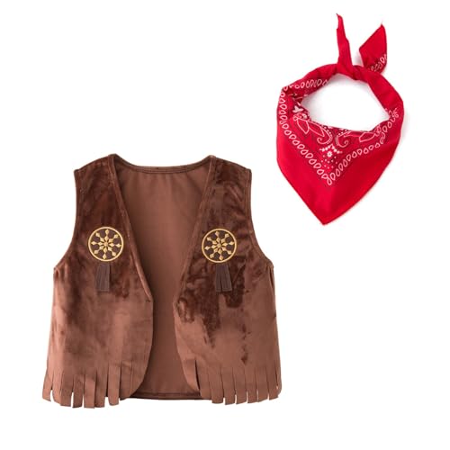 TYUIOP fleece weste kinder cowboy kostüm set für jungen glitzer outfit damen hippie kleidung erwachsene mittelalter schlaghose herren 70er westen TYUIOP fleece weste kinder cowboy kostüm set für jungen glitzer outfit damen hippie kleidung erwachsene mittelalter schlaghose herren 70er westen von TYUIOP