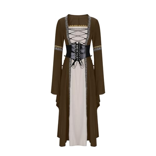 TYUIOP kleider mittelalter kleidung damen renaissance kleid und off shoulder bluse gürtel viktorianisches kostüm für karneval halloween ritterkostüm herren große größen kurzarm gothic lang schwarz TYUIOP kleider mittelalter kleidung damen renaissance kleid und off shoulder bluse gürtel viktorianisches kostüm für karneval halloween ritterkostüm herren große größen kurzarm gothic lang schwarz von TYUIOP