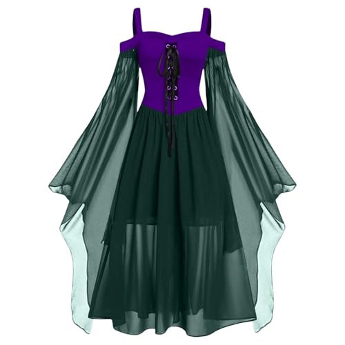 TYUIOP sommerkleid damen lang mittelalter kleidung renaissance kleid und off shoulder bluse gürtel viktorianisches kostüm für karneval halloween große größen kurzarm gothic kleider sommer TYUIOP sommerkleid damen lang mittelalter kleidung renaissance kleid und off shoulder bluse gürtel viktorianisches kostüm für karneval halloween große größen kurzarm gothic kleider sommer von TYUIOP