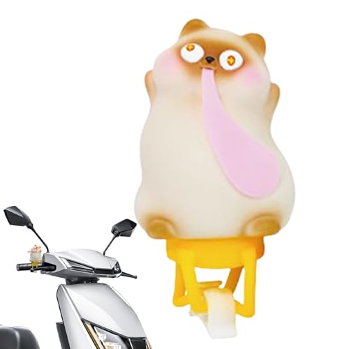 TYUKXJH Ornament für Fahrradlenker, Tiermotiv, Cartoon, Dekoration, für Elektroroller, Radfahren, Outdoor, Straße, Motorrad, Auto, Sport, Reithelm von TYUKXJH