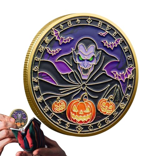 TYUKXJH Vintage-Halloween-Dekoration, metallische Dekoration für Party und Sammlung – dekoratives künstlerisches Zubehör für Sammlung, Dekoration, Haus, für Schatzsuche Events TYUKXJH Vintage-Halloween-Dekoration, metallische Dekoration für Party und Sammlung – dekoratives künstlerisches Zubehör für Sammlung, Dekoration, Haus, für Schatzsuche Events von TYUKXJH