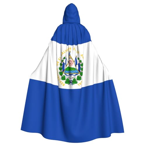 TYUMH El Salvador Halloween-Umhang mit Kapuze für Erwachsene, für Ostern, Rollenspiele, Ostern von TYUMH