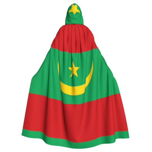 TYUMH Flagge Mauretaniens Halloween Erwachsene Kapuzenumhang für Ostern Rollenspiele Ostern TYUMH Flagge Mauretaniens Halloween Erwachsene Kapuzenumhang für Ostern Rollenspiele Ostern von TYUMH