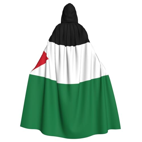 TYUMH Flagge des Staates Palästina Halloween Erwachsene Kapuzenumhang für Ostern Rollenspiele Ostern von TYUMH