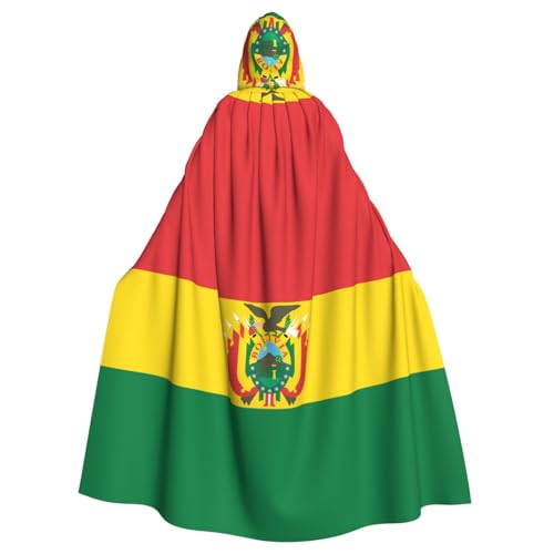 TYUMH Flagge von Bolivien, Halloween-Umhang mit Kapuze für Erwachsene, für Ostern, Rollenspiele, Ostern von TYUMH