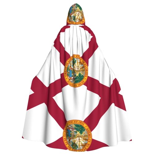 TYUMH Flagge von Florida Halloween Erwachsene Kapuzenumhang für Ostern Rollenspiele Ostern von TYUMH