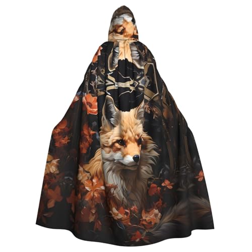 TYUMH Fuchs und Blumen Halloween Erwachsene Kapuzenumhang für Ostern Rollenspiele Ostern TYUMH Fuchs und Blumen Halloween Erwachsene Kapuzenumhang für Ostern Rollenspiele Ostern von TYUMH