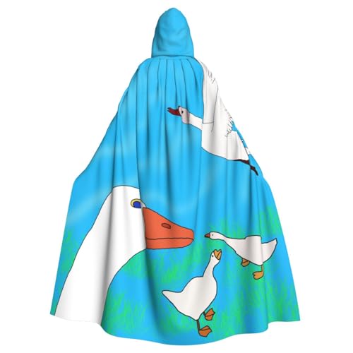 TYUMH Happy White Goose Halloween Erwachsene Kapuzenumhang für Ostern Rollenspiele Ostern TYUMH Happy White Goose Halloween Erwachsene Kapuzenumhang für Ostern Rollenspiele Ostern von TYUMH