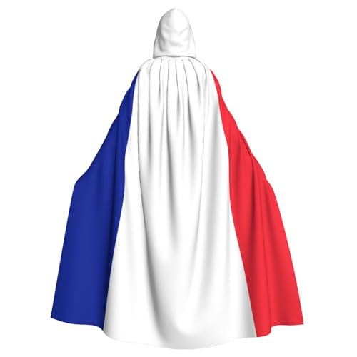 TYUMH Kapuzenumhang mit französischer Flagge, Halloween, Erwachsene, für Ostern, Rollenspiele und Ostern TYUMH Kapuzenumhang mit französischer Flagge, Halloween, Erwachsene, für Ostern, Rollenspiele und Ostern von TYUMH