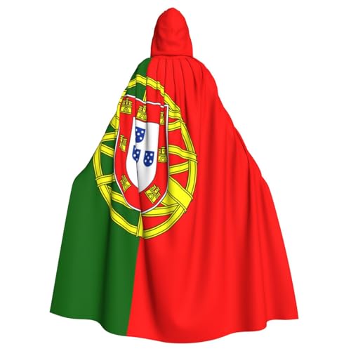 TYUMH Kapuzenumhang mit portugiesischer Flagge, Halloween, Erwachsene, für Ostern, Rollenspiele und Ostern TYUMH Kapuzenumhang mit portugiesischer Flagge, Halloween, Erwachsene, für Ostern, Rollenspiele und Ostern von TYUMH