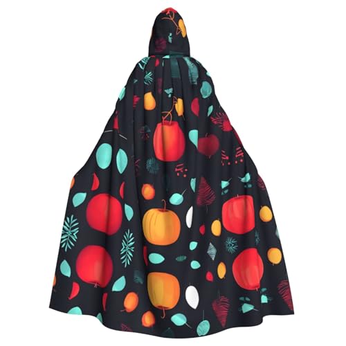 TYUMH Kürbis Blumen Halloween Erwachsene Kapuzenumhang für Ostern Rollenspiele Ostern TYUMH Kürbis Blumen Halloween Erwachsene Kapuzenumhang für Ostern Rollenspiele Ostern von TYUMH