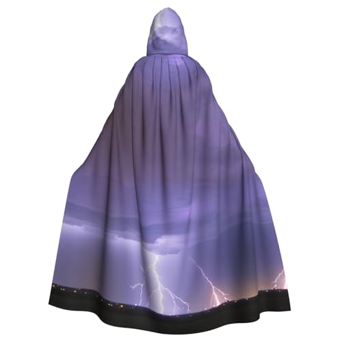 TYUMH Lightning Storm Halloween Erwachsene Kapuzenumhang für Ostern Rollenspiele Ostern von TYUMH