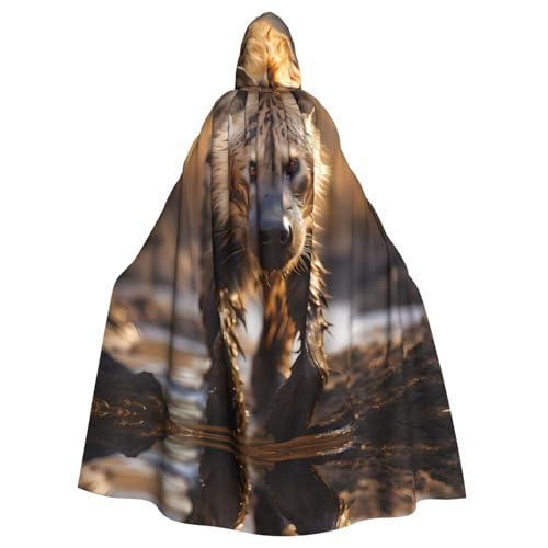 TYUMH Lone Hyena Halloween Erwachsene Kapuzenumhang für Ostern Rollenspiele Ostern TYUMH Lone Hyena Halloween Erwachsene Kapuzenumhang für Ostern Rollenspiele Ostern von TYUMH