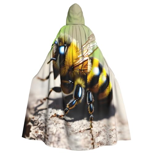 TYUMH Niedlicher kleiner Bienen-Halloween-Umhang mit Kapuze für Erwachsene, für Ostern, Rollenspiele, Ostern TYUMH Niedlicher kleiner Bienen-Halloween-Umhang mit Kapuze für Erwachsene, für Ostern, Rollenspiele, Ostern von TYUMH