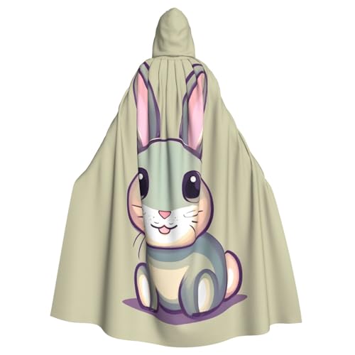 TYUMH Niedlicher kleiner Hasen-Umhang mit Kapuze für Erwachsene, für Ostern, Rollenspiele, Ostern TYUMH Niedlicher kleiner Hasen-Umhang mit Kapuze für Erwachsene, für Ostern, Rollenspiele, Ostern von TYUMH