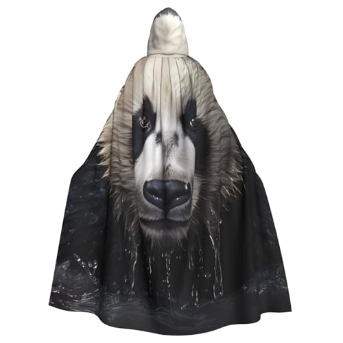 TYUMH Panda im Wasser Halloween Kapuzenumhang für Erwachsene, für Ostern, Rollenspiele, Ostern TYUMH Panda im Wasser Halloween Kapuzenumhang für Erwachsene, für Ostern, Rollenspiele, Ostern von TYUMH