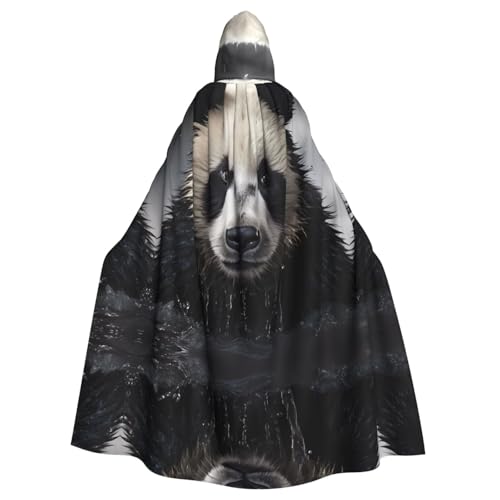 TYUMH Panda im Wasser Halloween Kapuzenumhang für Erwachsene, für Ostern, Rollenspiele, Ostern TYUMH Panda im Wasser Halloween Kapuzenumhang für Erwachsene, für Ostern, Rollenspiele, Ostern von TYUMH