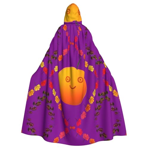 TYUMH Smiley-Umhang mit Kapuze für Erwachsene, Halloween, für Ostern, Rollenspiele, Ostern von TYUMH