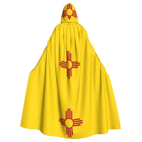 TYUMH Umhang mit Kapuze für Erwachsene, Motiv: Flagge von New Mexiko, für Ostern, Rollenspiele, Ostern TYUMH Umhang mit Kapuze für Erwachsene, Motiv: Flagge von New Mexiko, für Ostern, Rollenspiele, Ostern von TYUMH