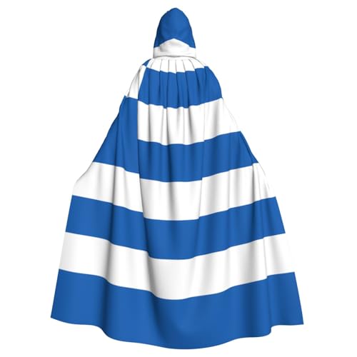 TYUMH Umhang mit griechischer Flagge, Halloween, mit Kapuze, für Ostern, Rollenspiele, Ostern von TYUMH